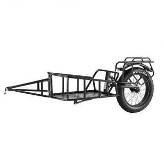 Remolque de Carga para Bicicleta, Capacidad de Carga de 70 lbs, Carro de Bicicleta de Alta Resistencia, Almacenamiento Compacto y Estructura de Liberación Rápida con Enganche Universal, Ruedas de ...