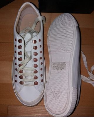 DIESEL S-Mustave LC W bambas Talla 41 Blanco Casua