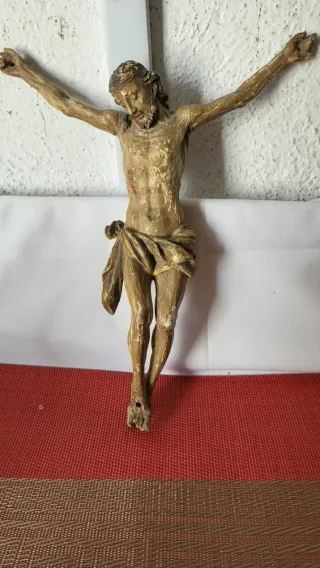 Talla de madera Cristo crucificado