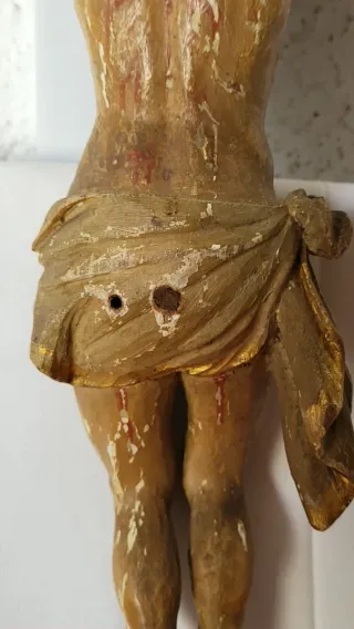 Talla de madera Cristo crucificado