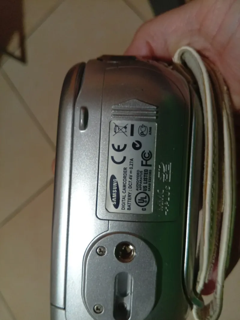 Videocámara Samsung SD Silver afbeelding 10