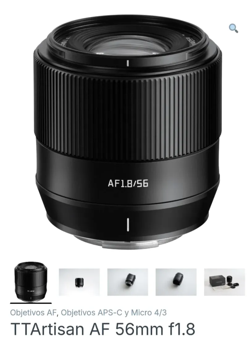 TTArtisan AF 56mm f1.8 Objetivo Nikon Z