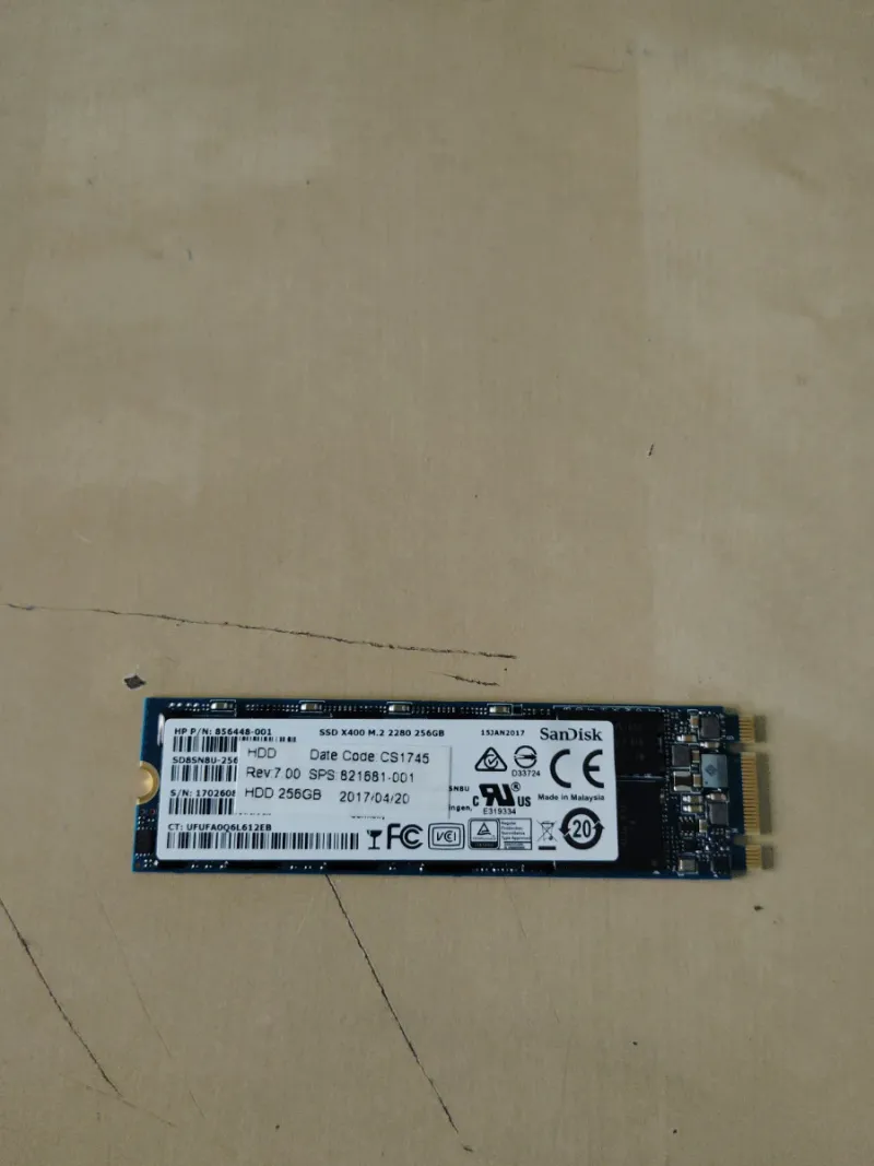 DISCO SSD M.2 256GB SANDISK X400
