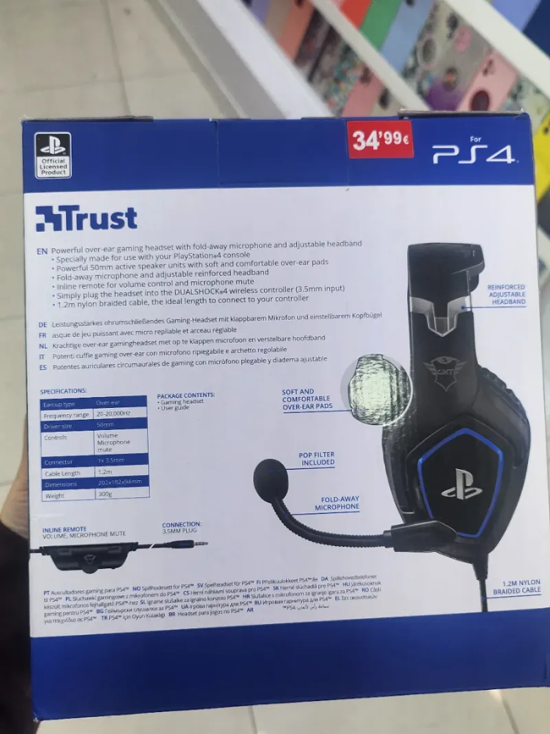 Auriculares Trust Forze PS4/PS5 afbeelding 2