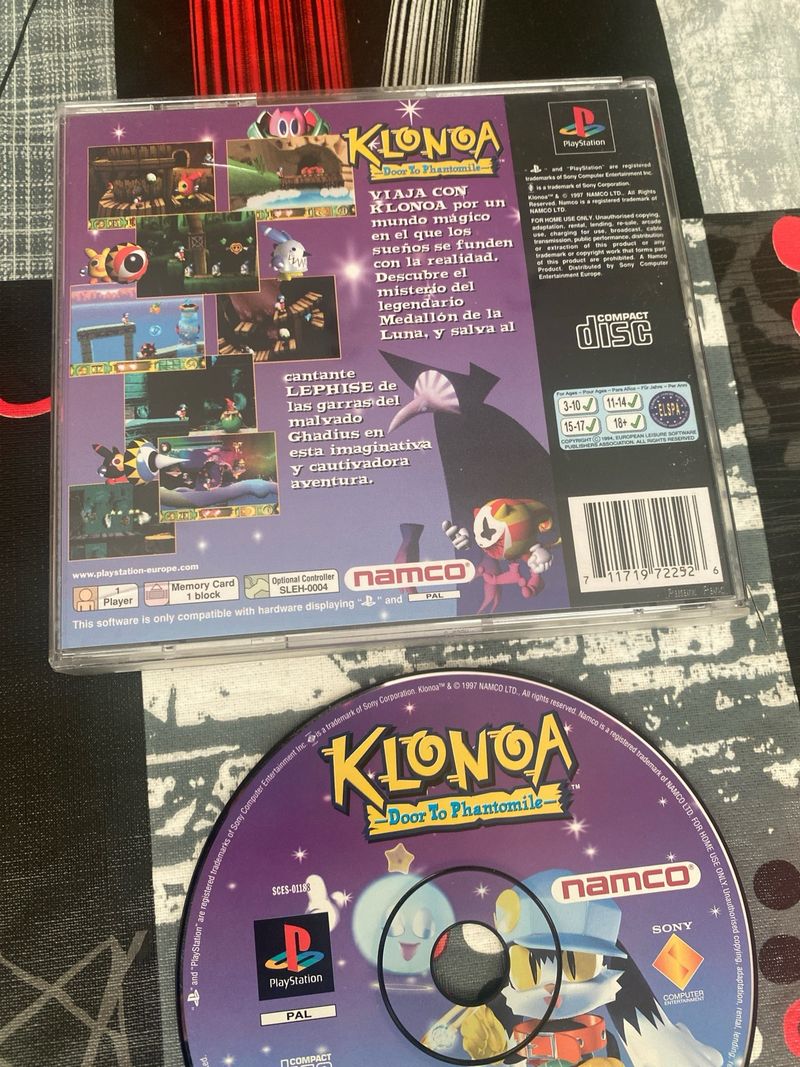 Klonoa: Door to Phantomile PS1 PAL afbeelding 2