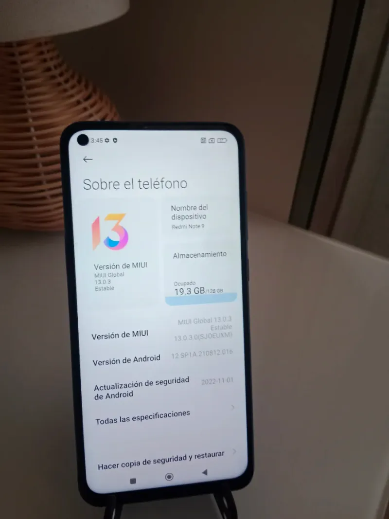 Xiaomi Redmi note 9 afbeelding 2