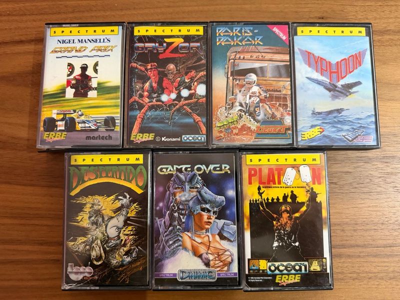 Lote 7 juegos Spectrum: