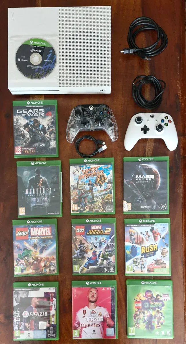 🇪🇦 Lote Consola Xbox One S, 2 mandos y 11 juegos afbeelding 2