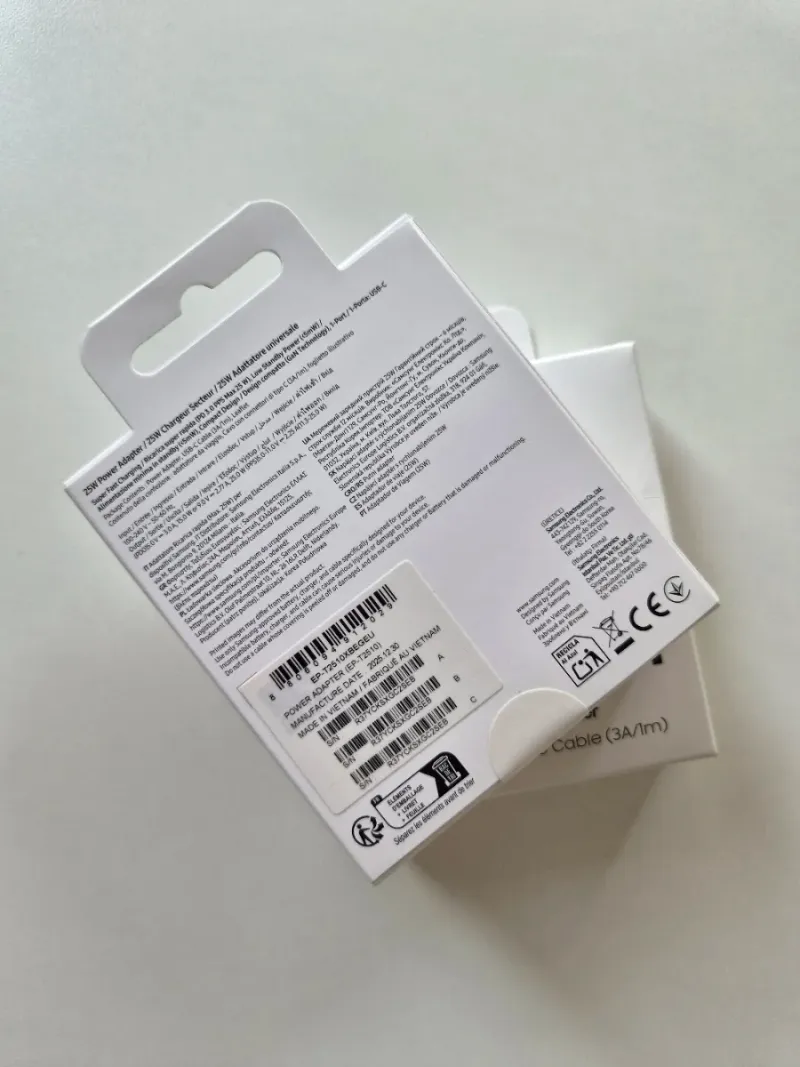 Cargador Samsung 25W USB-C  con Cable afbeelding 2
