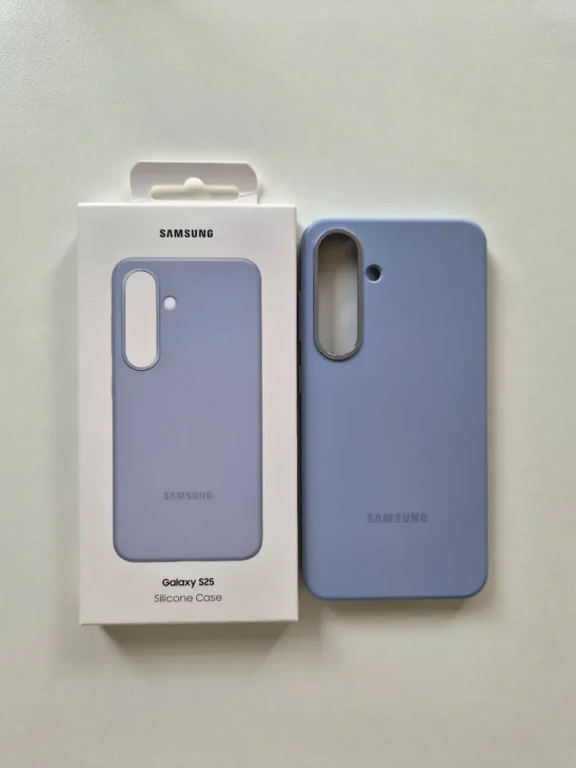 Funda Samsung Galaxy S25 Silicone Case Azul