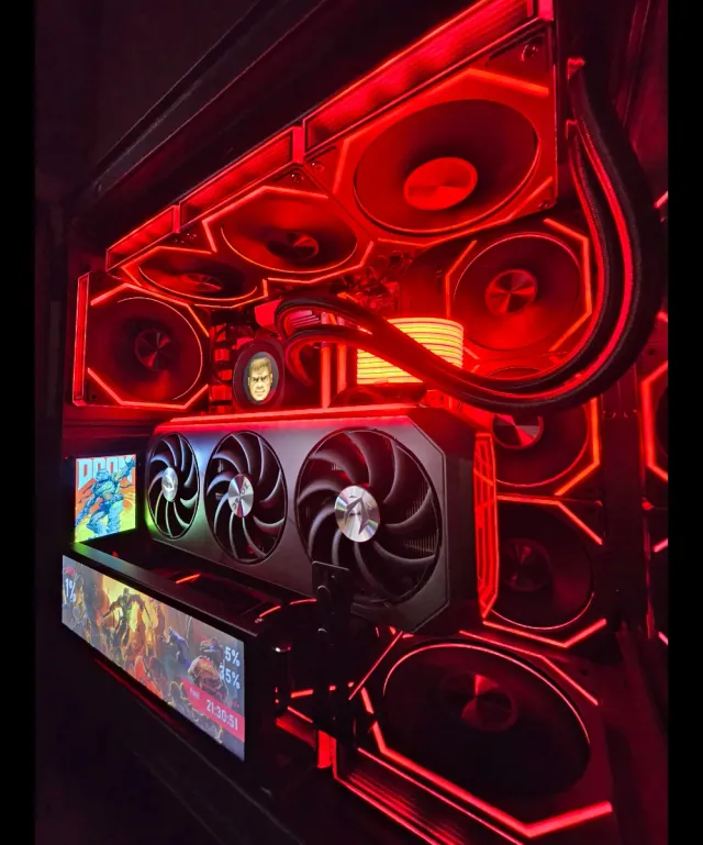Caja PC Kaiders H9 Negra + Soporte GPU