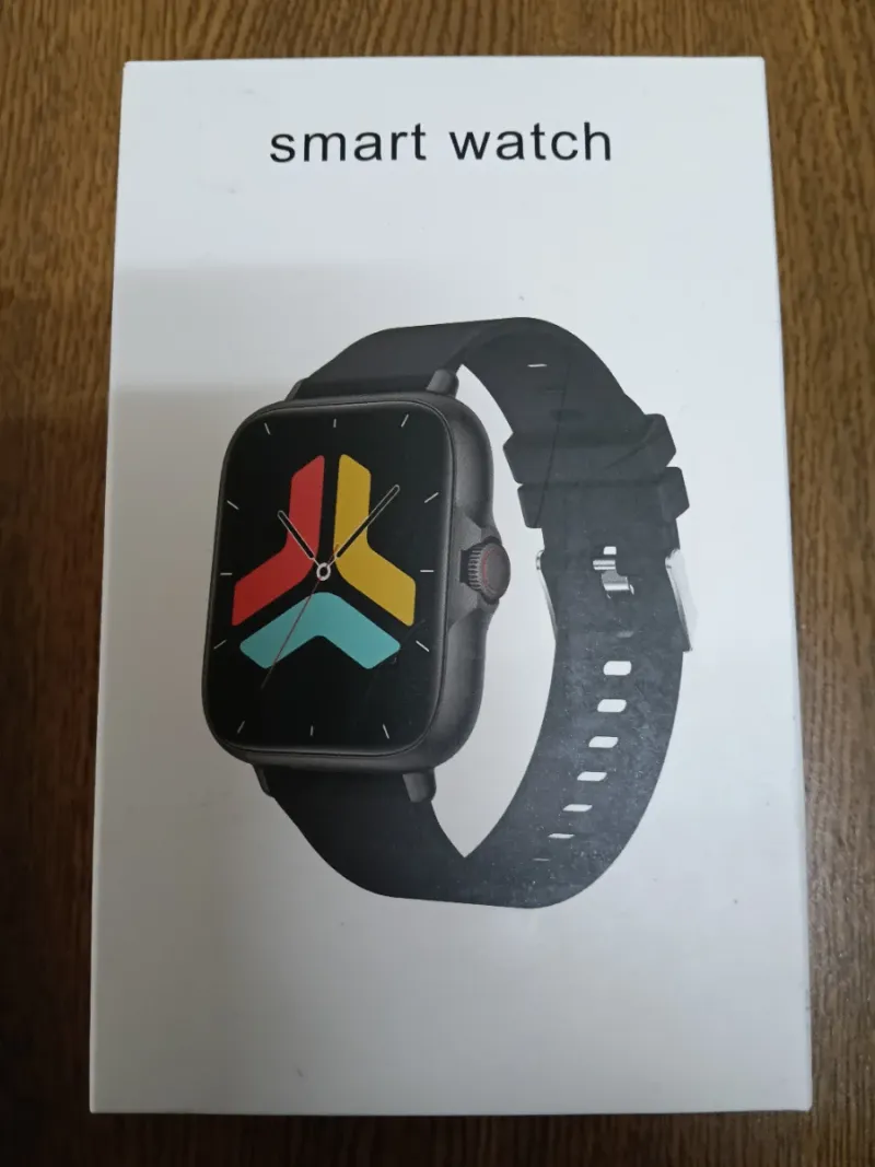 Smartwatch Negro con Esfera Multicolor