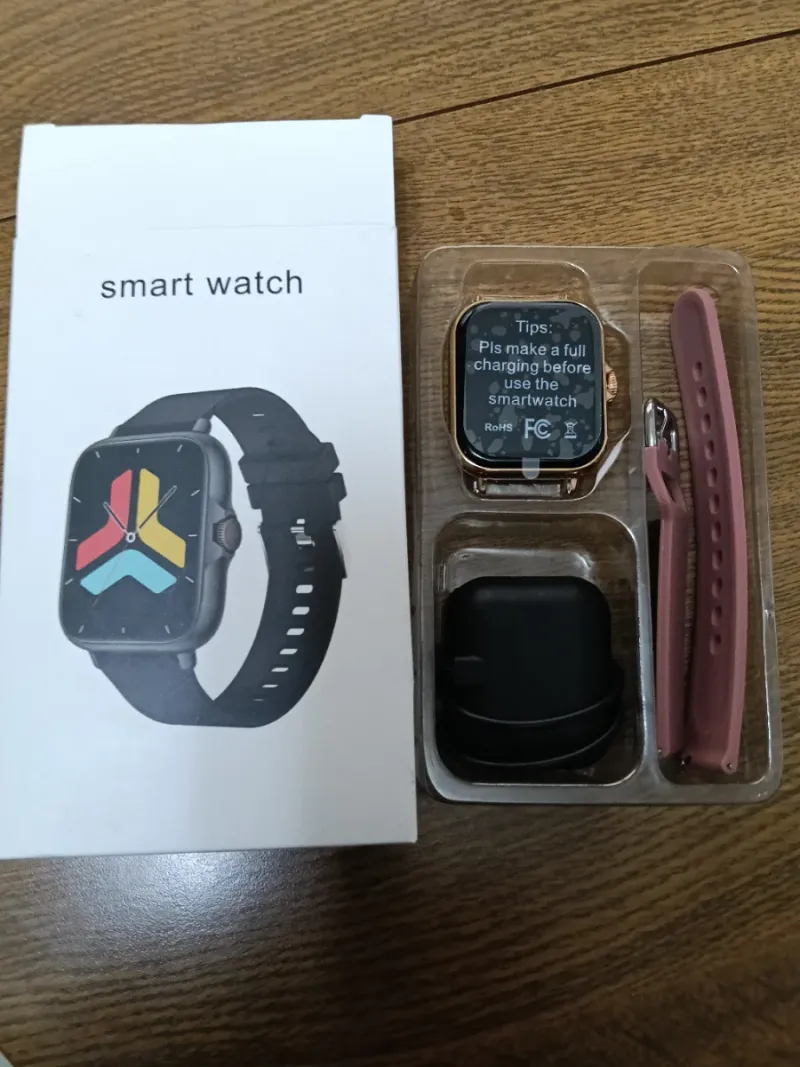 Smartwatch Negro con Esfera Multicolor afbeelding 2