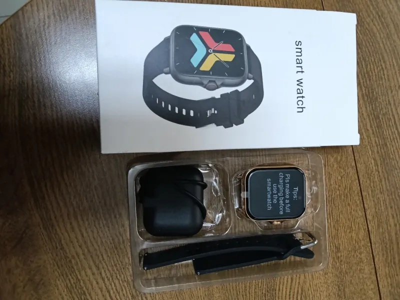 Smartwatch Negro con Esfera Multicolor afbeelding 3