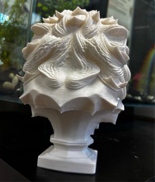 Scultura Leone in Resina Bianca