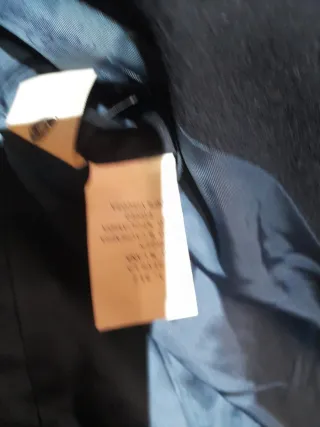 Chaqueta de vestir caballero negra