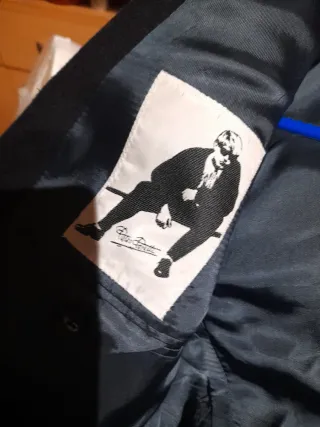 Chaqueta de vestir caballero negra