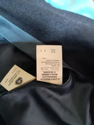 Chaqueta de vestir caballero negra