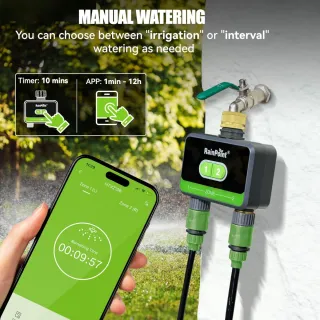 RainPoint Programador Riego WiFi 2 Salidas