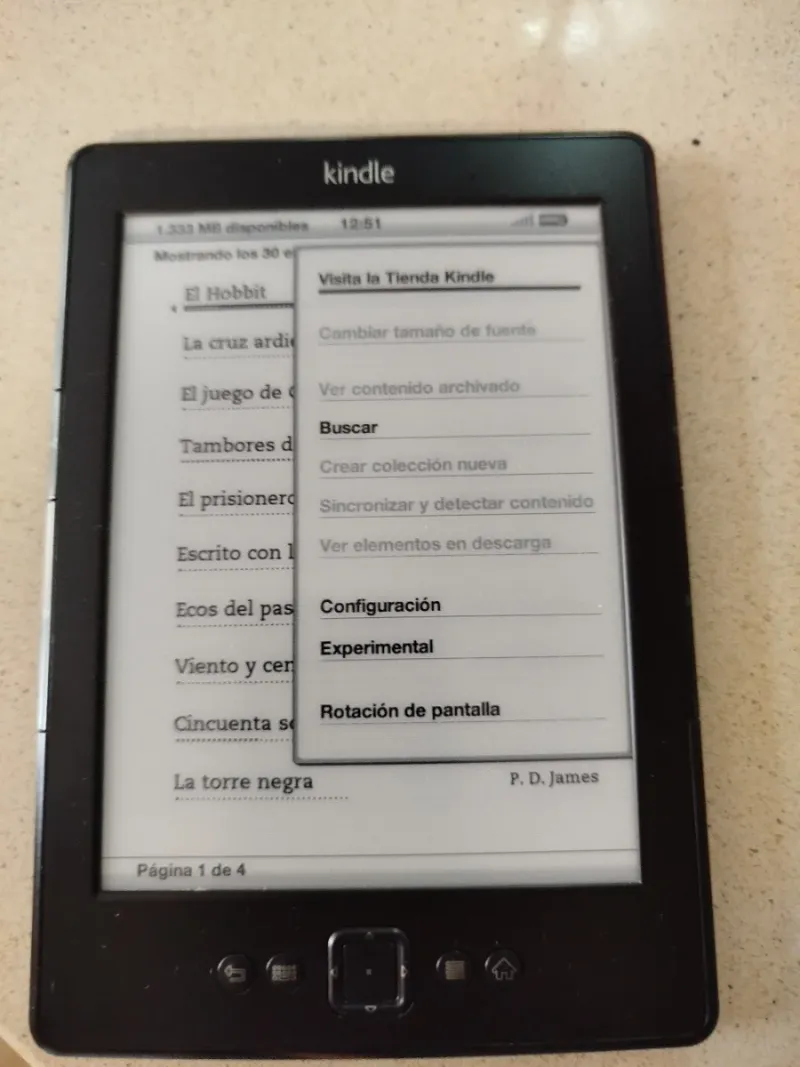 E-book Kindle Amazon. Funciona perfectamente. afbeelding 4