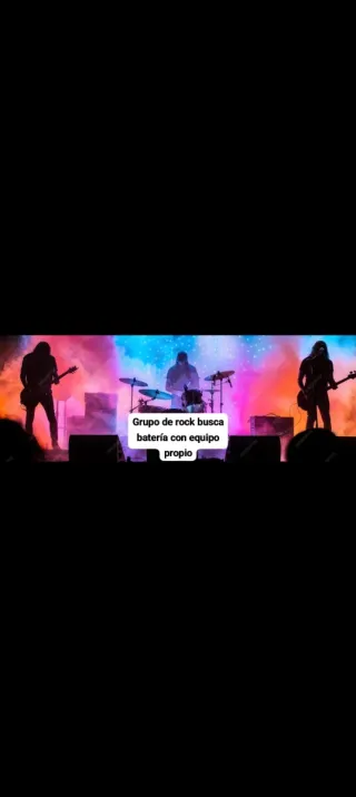 Grupo busca batería con equipo propio