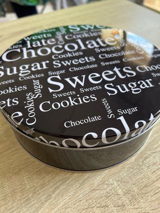 Lata metálica Chocolate Sweets Cookies