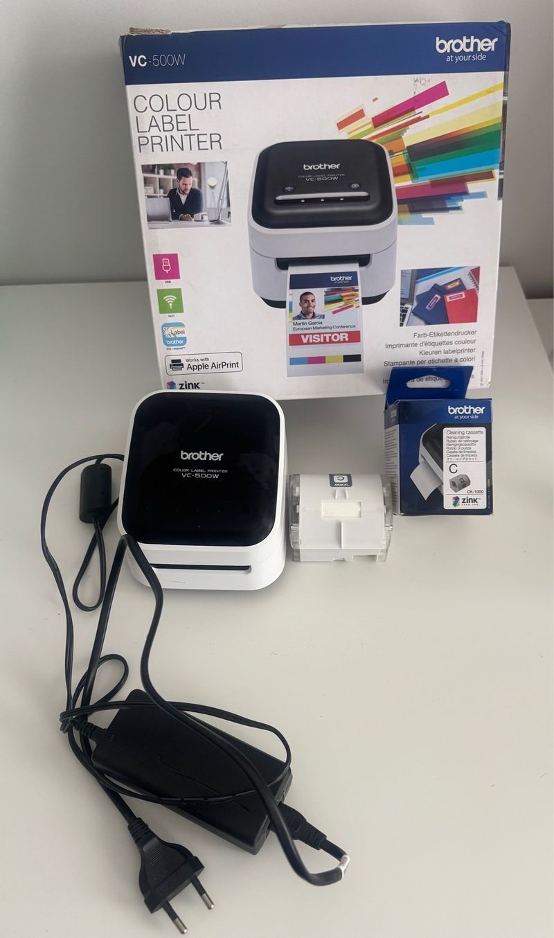 Impresora Etiquetas Color Brother VC-500W