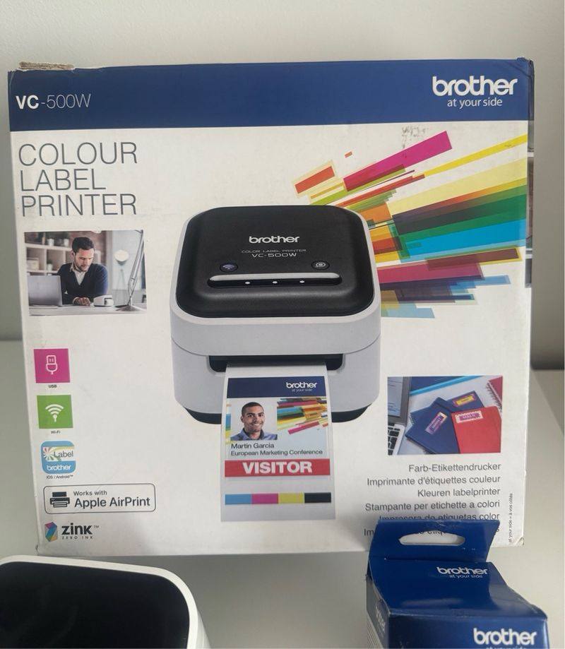 Impresora Etiquetas Color Brother VC-500W afbeelding 2
