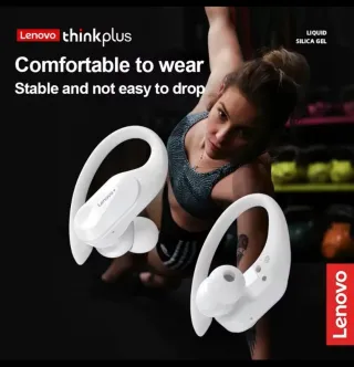 Auriculares Lenovo Deportivos Blancos