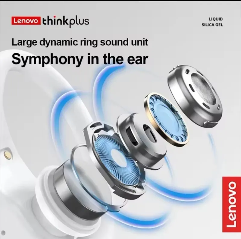 Auriculares Lenovo Deportivos Blancos afbeelding 4