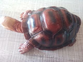 Tortuga decorativa marrón