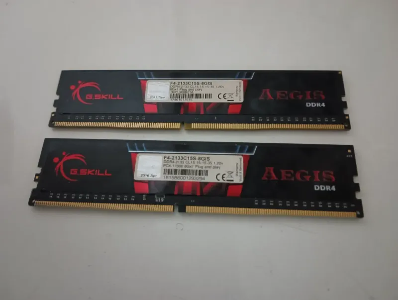 2x8gb G.Skill Aegis DDR4 2133MHz afbeelding 2