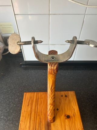 Jamonero madera con cajón para cuchillos