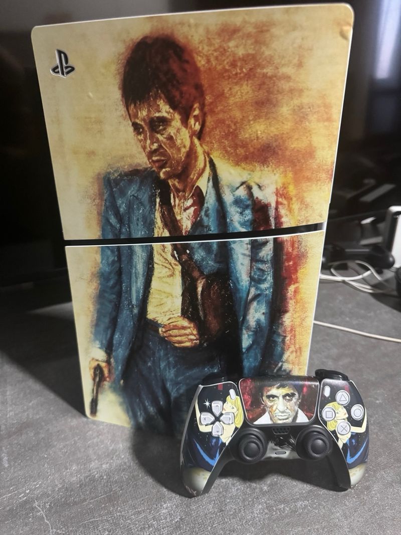 PS5 Sony personalizada Scarface afbeelding 4