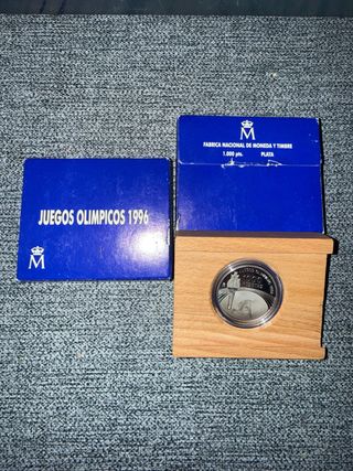 Moneda Plata Juegos Olímpicos 1996