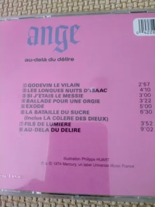 CD de ANGE- Au-delà du délire