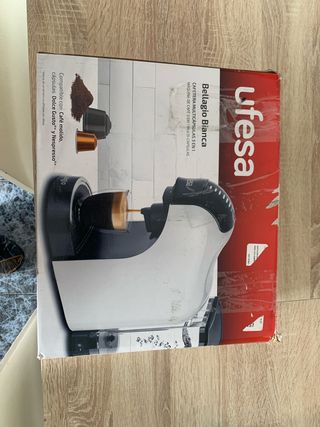 Cafetera Ufesa Bellagio Bianca Multicápsulas 3x1