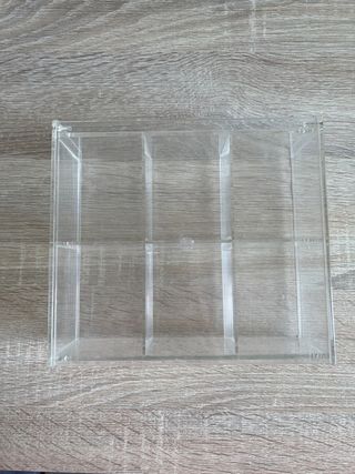 Caja organizadora de plástico transparente