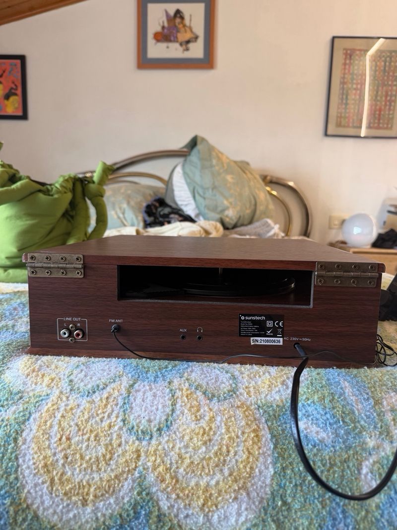 Tocadiscos Sunstech PXR32 Madera Vintage afbeelding 5