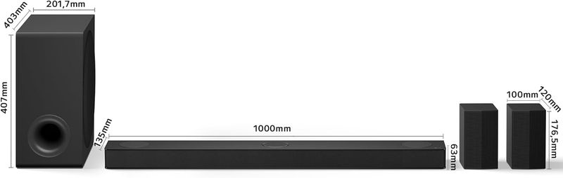 LG Soundbar S80TR 580W 5.1.3 Dolby Atmos afbeelding 3