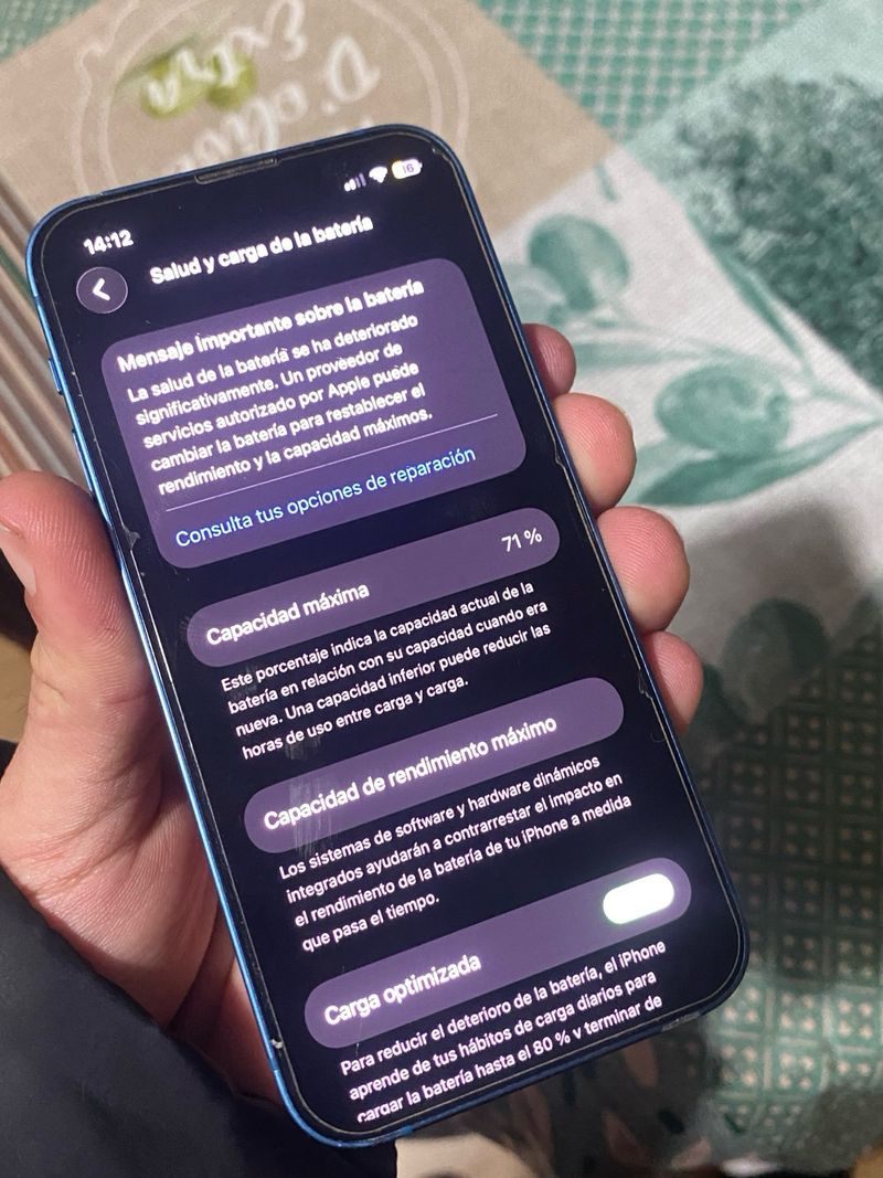 iPhone 13 mini azul afbeelding 4
