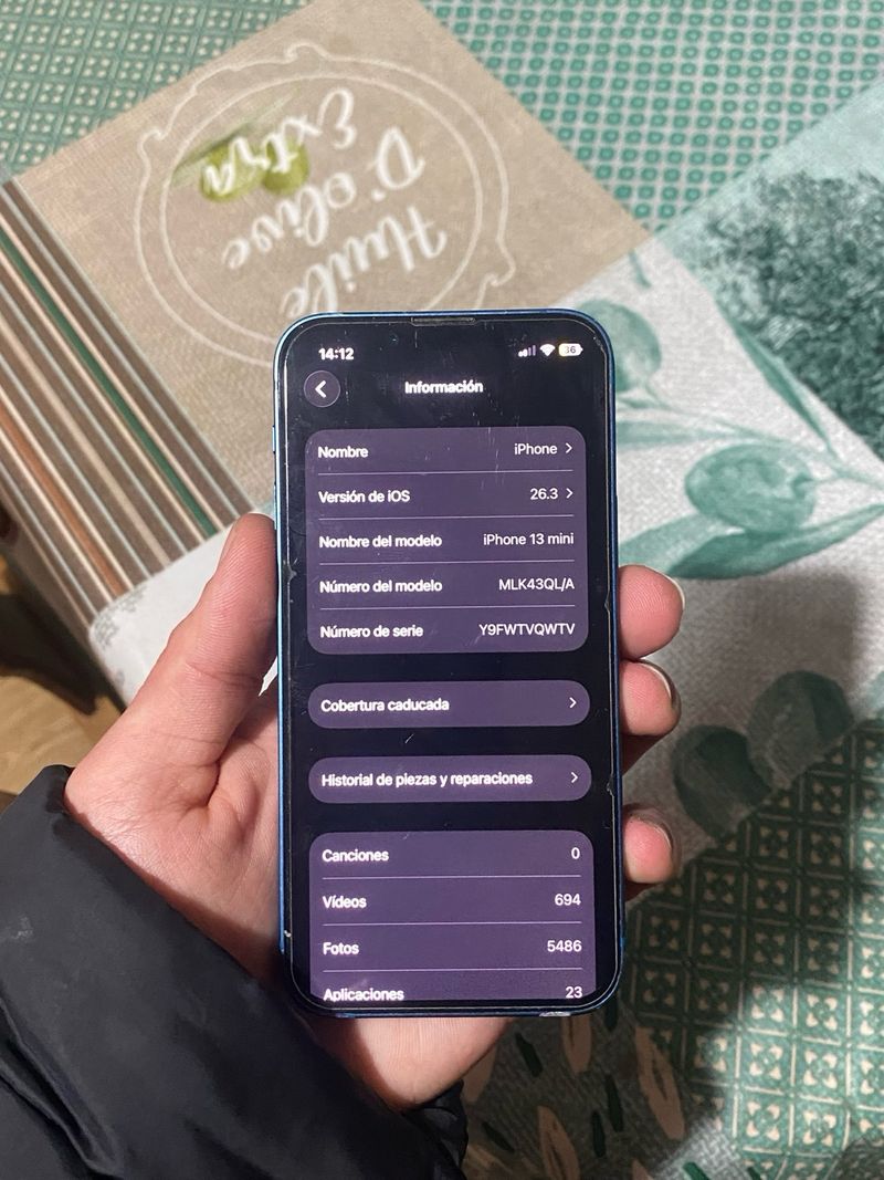 iPhone 13 mini azul afbeelding 3