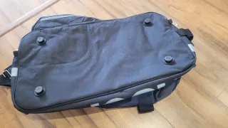 Bolsa Macron Grande Negra y Gris