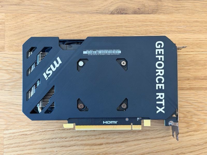 MSI RTX 4060Ti OC 8GB afbeelding 6