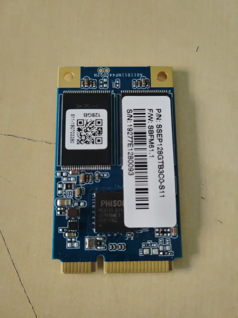 DISCO SSD 128GB MSATA PHISON afbeelding 2