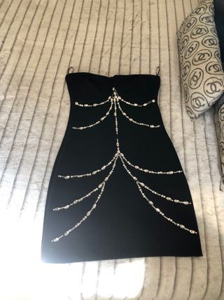 Vestido Zara Negro Talla S
