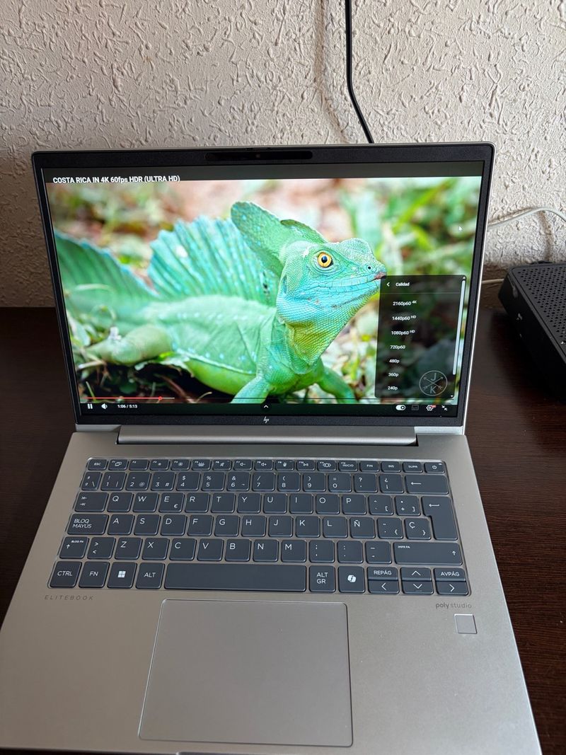 Portátil HP Elitebook Plata
