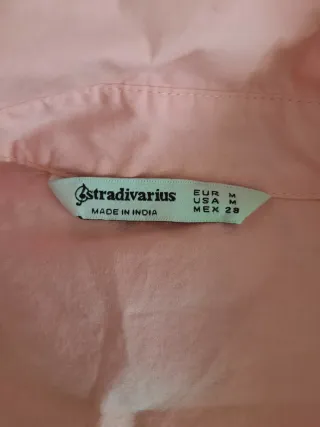 Camisa Stradivarius Rosa