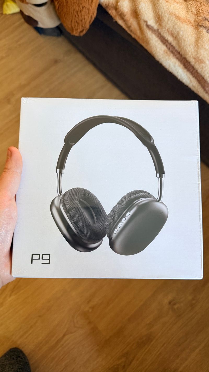 Cascos P9 Negro y Plateado