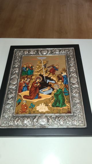 Icono bizantino religioso